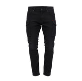 Cutty Roadster Cotton Cargo Pants – Black