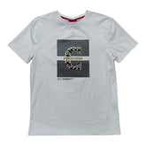 Enrico Coveri T-shirt Geometric Center Logo White