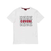 Enrico Coveri Graphic Block Logo Print White