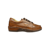 Men's Omega Duna Leather Lace-Up Shoes Terracota