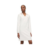Polo Dress Ladies Long Sleeve V-Neck Sam Off White