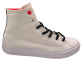 Converse School Kids Chuck Taylor All Star Hi White; Lava And Gum