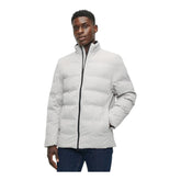 Polo Quillted Long Sleeve Puffer Jacket - Grey