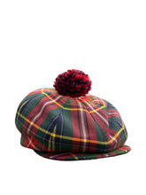 Knox Newspapwer Cap Tartan Navy/Red