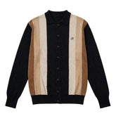 Brentwood Cardigan Dorset Polo Black/Tan