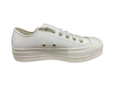 Converse All Star Chuck Taylor Lift Leather Platform White