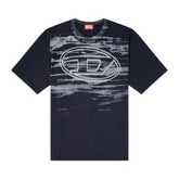 Diesel T-Boxt-T5 Dark Blue T-Shirt – Relaxed Fit with Oval D Logo