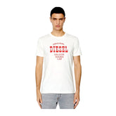 Diesel T-Shirt T-Diegor E12 Logo Print | White