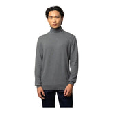 Polo Mens Long Sleeve poloneck Knitwear - Grey Melange