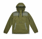 Cutty Colorblock Anorak Jacket – Khaki Olive