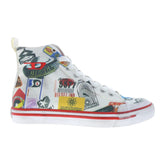 Diesel S-Athos Mid Ladies Sneakers | Print White