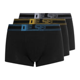 Diesel Underwear Umbx Damien 3-Pack Boxer Briefs | Black