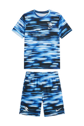 Nike Kids Shorts Set Rwb Speed Blur Aop Blue