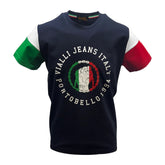 Vialli Lucas Navy Logo T-Shirt