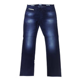 Vialli Sottle Distressed Slim Fit Jeans Celacki Denim