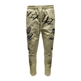 Vialli Kindob Graphic Jeans | Cream – Slim Fit Streetwear Denim