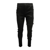 Vialli Jenetta Men's Ultra-Fit Jeans in Black