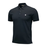 Vialli Lanni Golfer Black Classic Polo Shirt