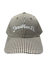 Jonathan D Houndstooth Baseball Cap – Vintage Brown Multi