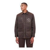 Dickies Shirt Logan LS Carpenter - Chocolate