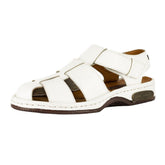 Men's Omega Sjava Soft Saddle White Sandals