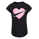 Nike Girls T-Shirt Core Heart Black