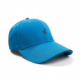 Polo 6 Panel Structured Peak Cap Blue – Adjustable Baseball Cap