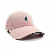 Polo 6 Panel Structured Peak Cap Pink – Adjustable Baseball Cap