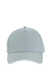 Polo Cap 5 Panel Embossed Duck Egg
