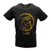 Vialli Leona Black Men’s T‑Shirt – Premium Vialli Jeans Tee
