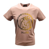 Vialli Leona Pink Men’s T-Shirt – Premium Vialli Jeans Tee
