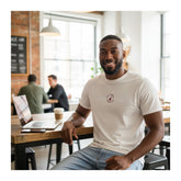 Polo Jeans Co. Mens Short Sleeve Puff Logo T-Shirt - Off White