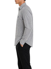 Polo Shirt Mens Long-Sleeve Yd Stripe Navy