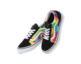 Vans Kids Old Skool Velcro Spiral Tie Dye Multi Black