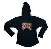 Nike Girls Hoodie Logo Black