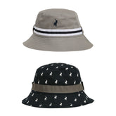 Polo Bucket Reversible Mononogram Grey/Navy/White