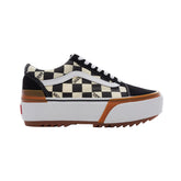 Vans Old Skool Stacked Platform Checkerboard Black/White