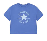 Converse Crop T-Shirt Dissected Sky Blue
