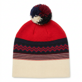 Strachan Chev Plain Maroon/Stone Beanie