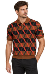 Brentwood Golfer Knitted Jack Rust Multi