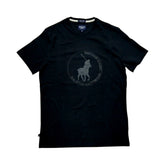 Polo T-Shirt Logo Print Black