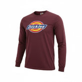 Dickies Long-Sleeve T-Shirt Horseshoe Fig Burgandy