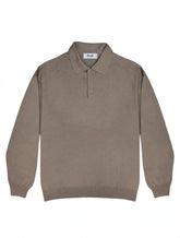 Pringle Long-Sleeve Golfer 3 Button Fawn