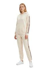 Puma Ladies Tracksuit Graphic Animal Cream