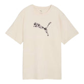 Puma T-Shirt Womens Ess Graphic Animal Cream