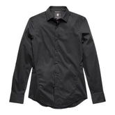 G Star Shirt Mens Super Slim Long Sleeve Black