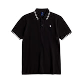 G Star Golfer Dunda Slim Stripe Black
