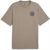 Puma T-Shirt Graphics Relaxed Badge Mouse Grey