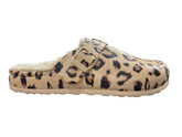 Hush Puppie Ladies Sandal Soft Desi Fur Leopard Mult