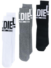 Diesel Socks 3Pack Black/White/Grey